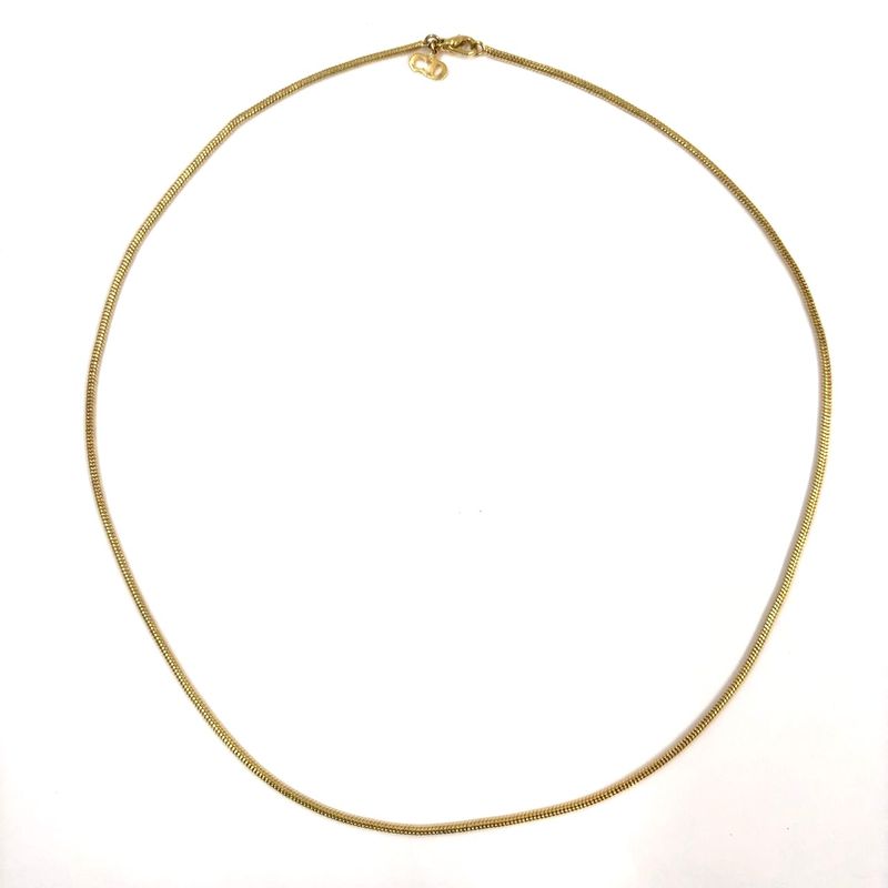Dior Gold Plated Necklace