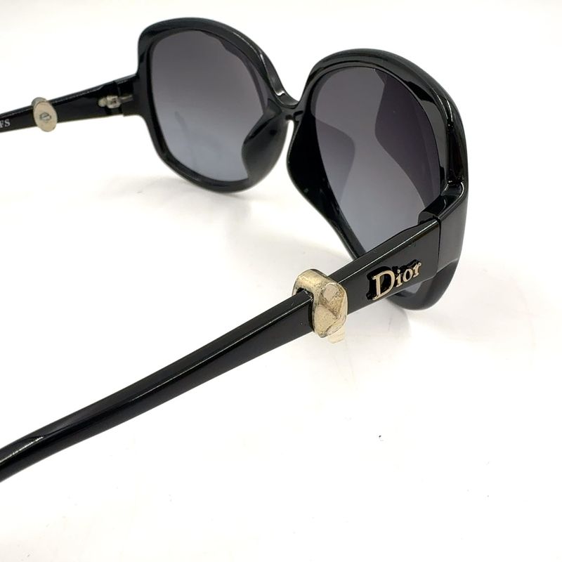 Dior Mystery FS 61 16 Plastic Black Sunglasses Silver