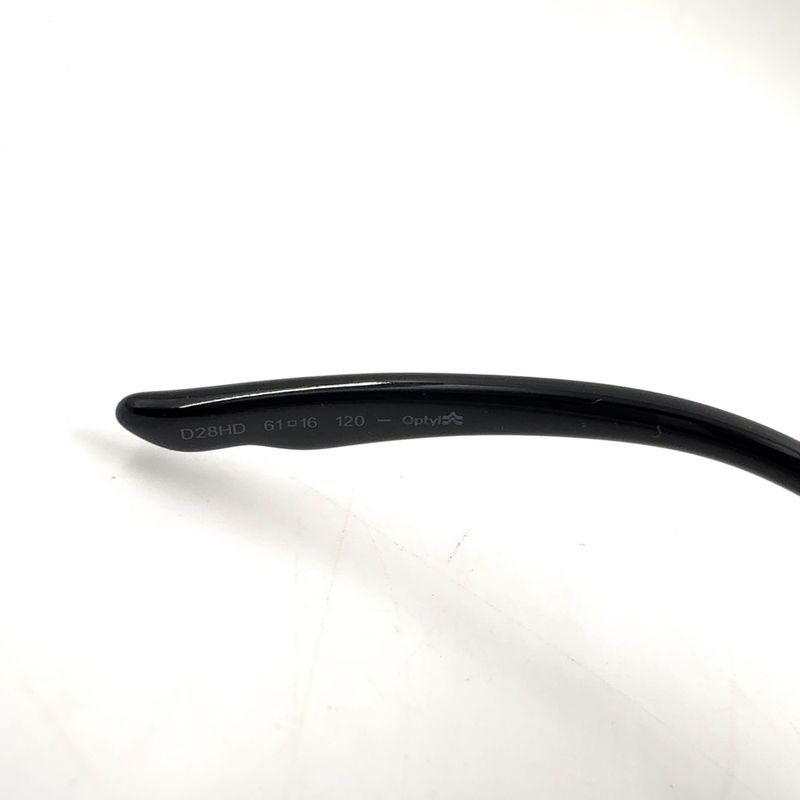 Dior Mystery FS 61 16 Plastic Black Sunglasses Silver