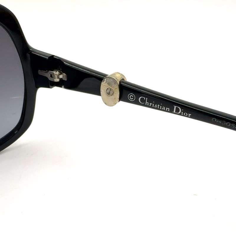 Dior Mystery FS 61 16 Plastic Black Sunglasses Silver
