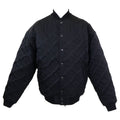 Balenciaga Over Logo Quilted Jacket 48 ) Black