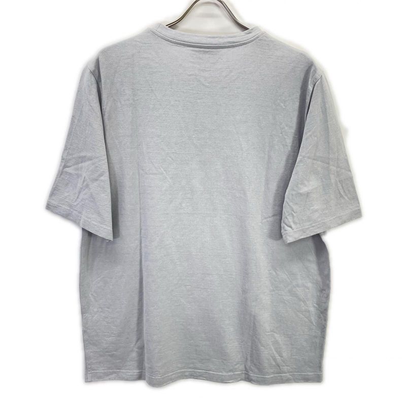 Hermes Fleurs Zigzag Short Sleeve T-Shirt ) Light Blue