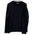 Dior Wool Silk Patch Logo Knit Sweater XL ) Black