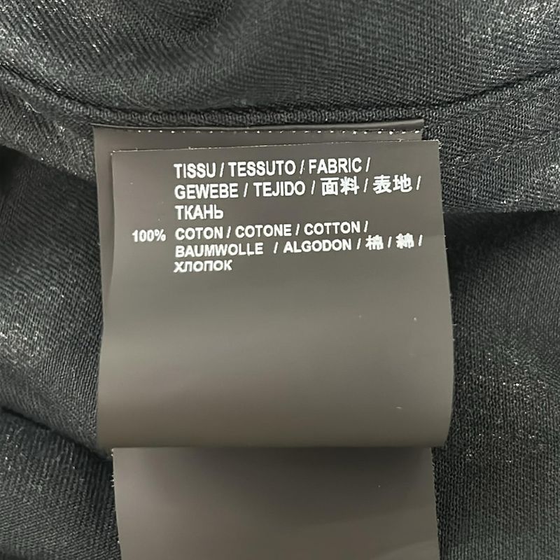 Saint Laurent Paris Long Sleeve Shirt S Black Beige Dot