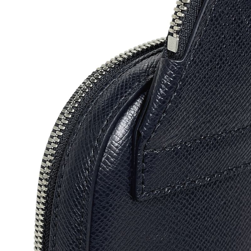 Louis Vuitton Avenue Sling Bag Shoulder Taiga Blue Minuit