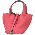 Hermes Picotin Lock PM Mini Bag Taurillon Clemence Rose Azalea