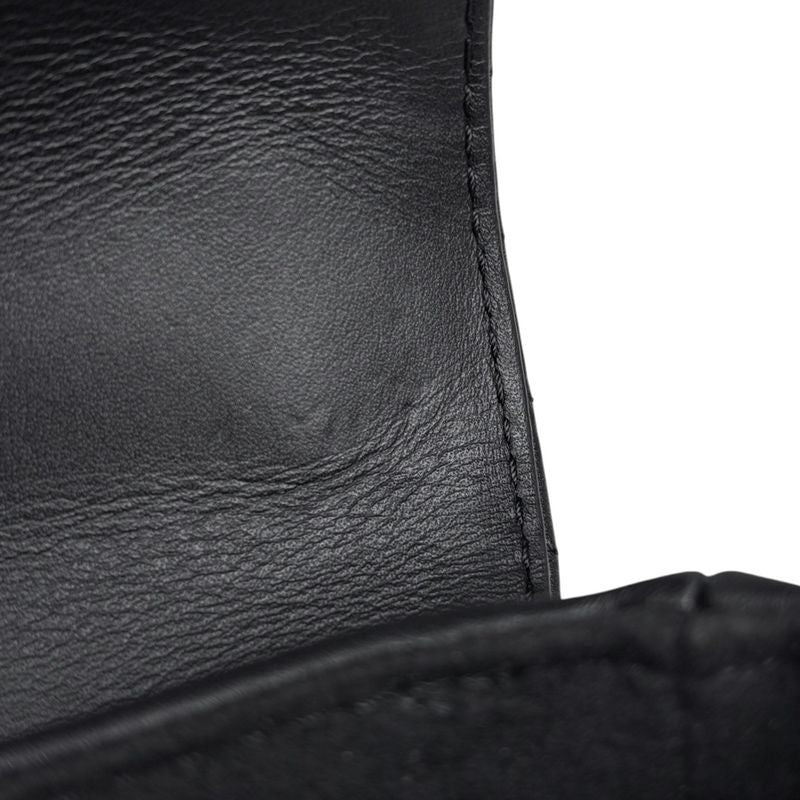 Louis Vuitton New Wave Chain PM Crossbody Shoulder Bag Leather Noir Black