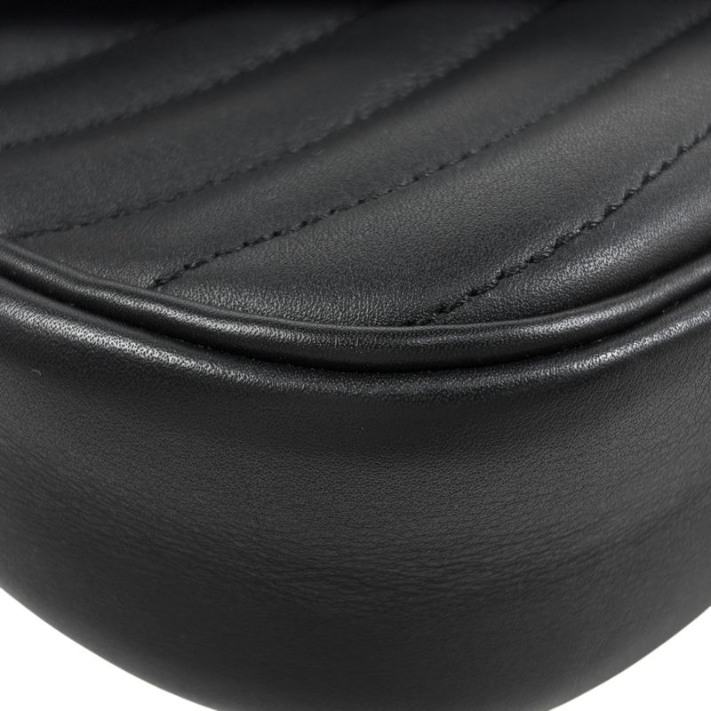 Louis Vuitton New Wave Chain PM Crossbody Shoulder Bag Leather Noir Black