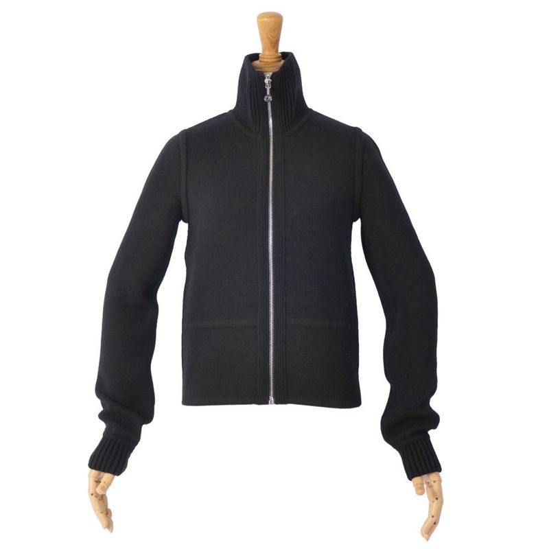 Hermes Jacket Reversible Knit Wool