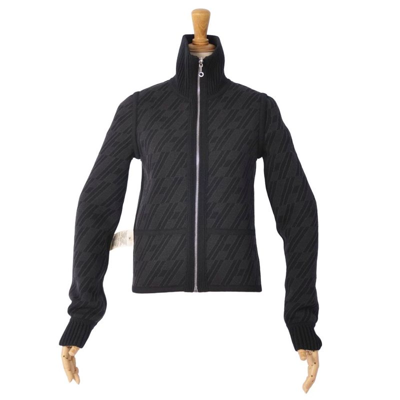 Hermes Jacket Reversible Knit Wool