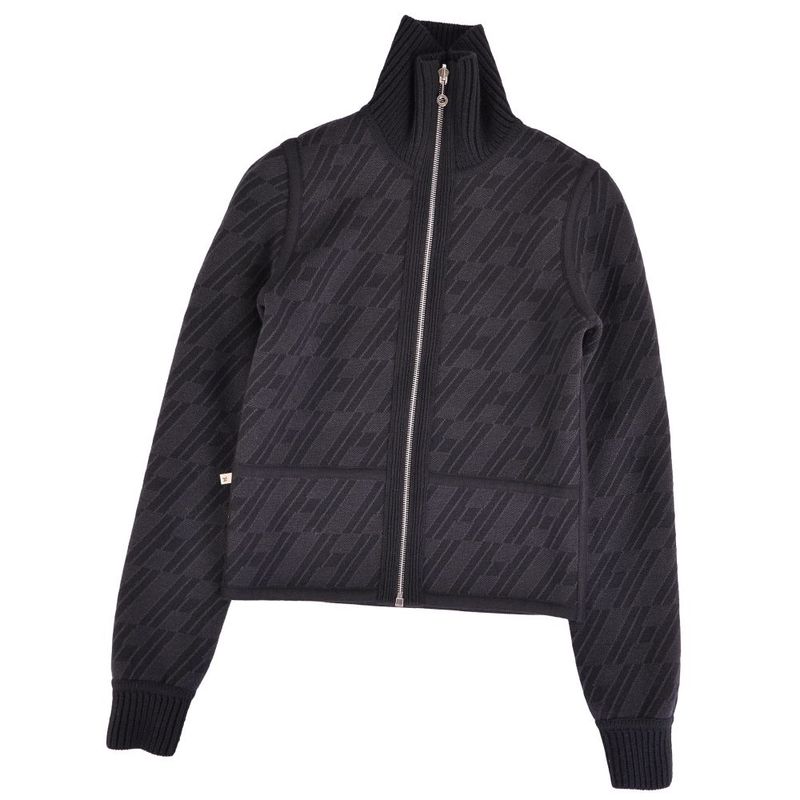 Hermes Jacket Reversible Knit Wool