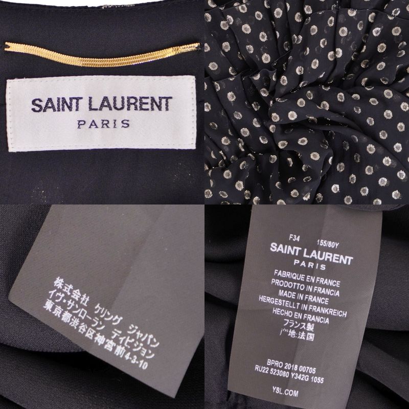 Saint Laurent Paris Dress Silk