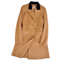 Hermes Coat Gaultier Era Long Double Breasted Camel Brown