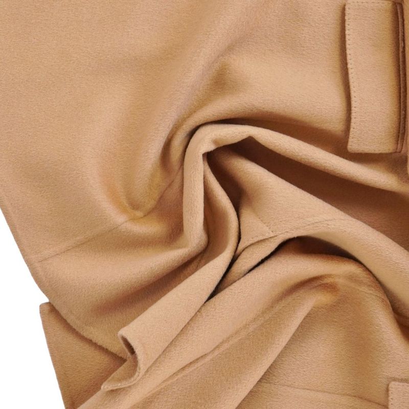 Hermes Coat Gaultier Era Long Double Breasted Camel Brown