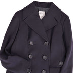 Celine Vintage Coat Double Breasted Long