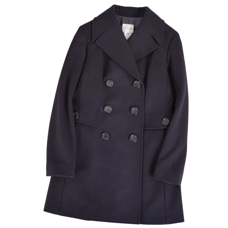 Celine Vintage Coat Double Breasted Long