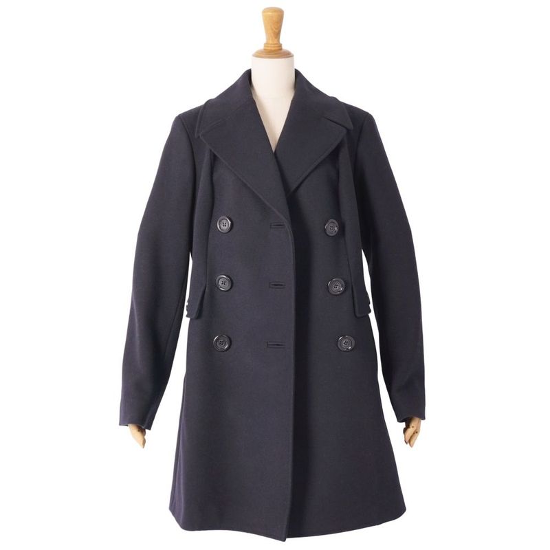 Celine Vintage Coat Double Breasted Long