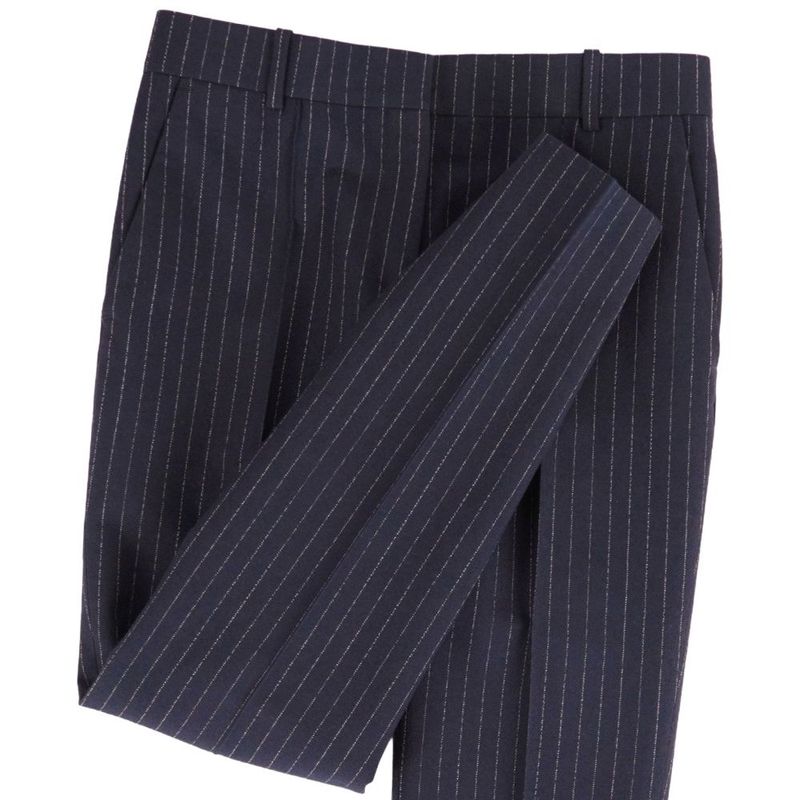 Celine Phoebe Philo Era Long Pants Trousers Striped Ring And A Striped Design