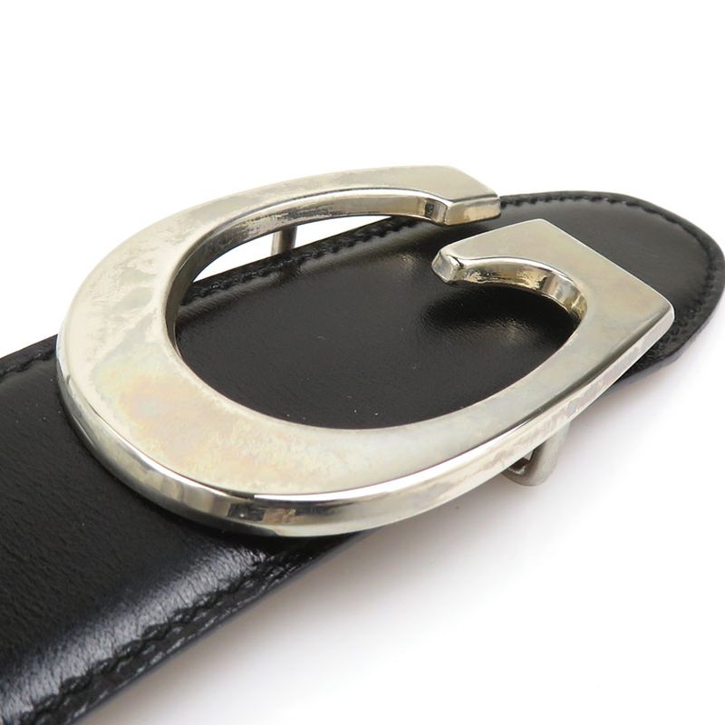 Gucci Belt Logo Leather Black