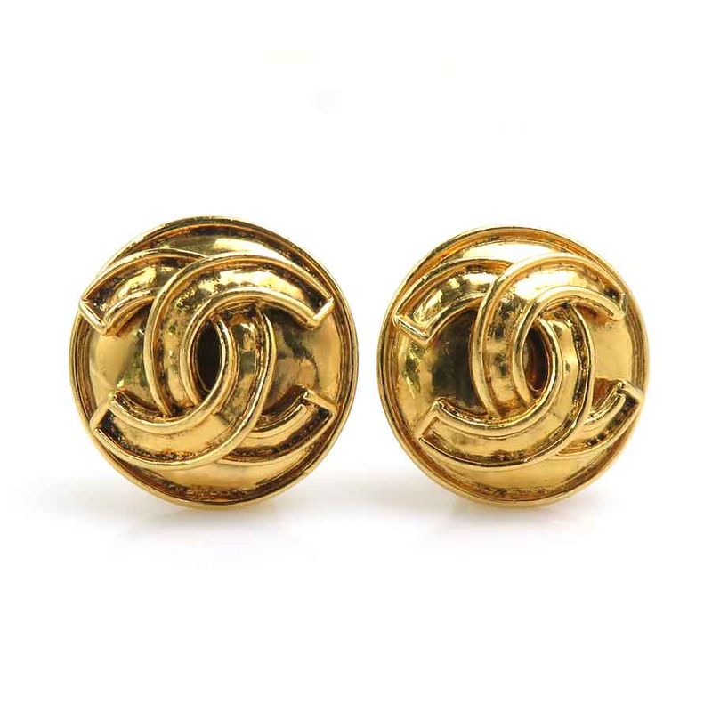 Chanel Earrings CC Logo