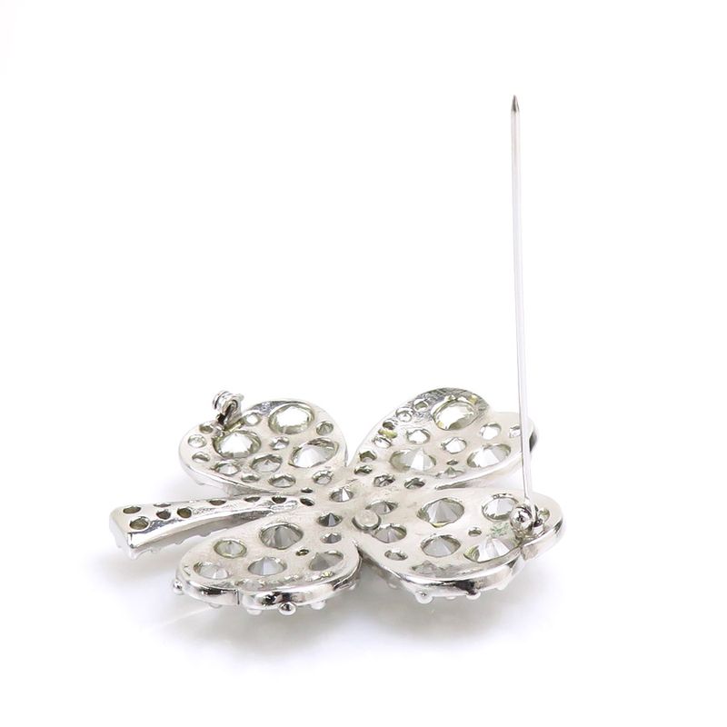 Chanel Brooch CC Logo Clover