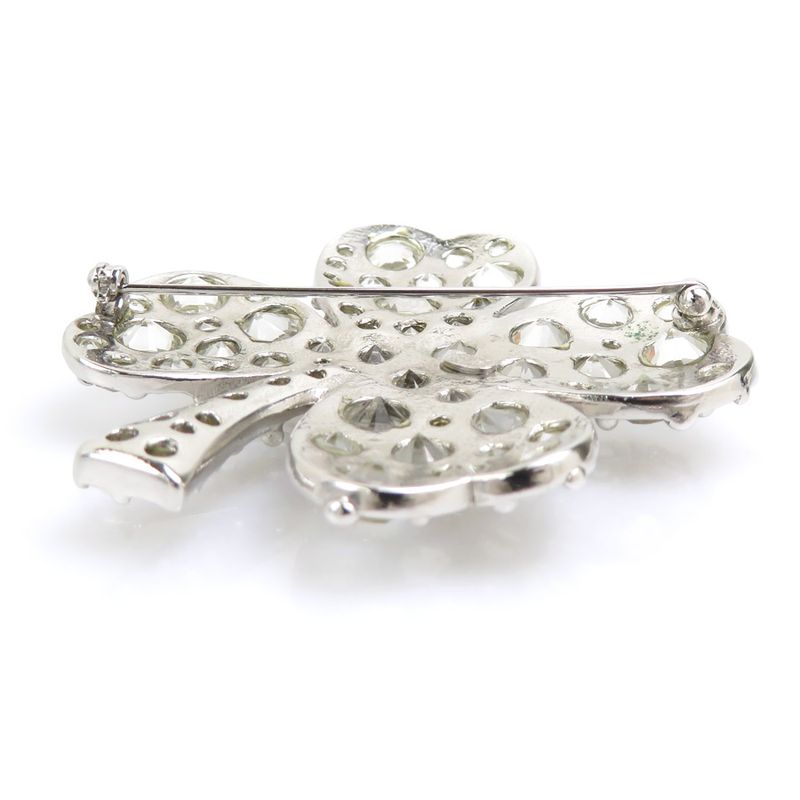 Chanel Brooch CC Logo Clover