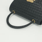 Bottega Veneta Intrecciato Tote Leather Black Gold