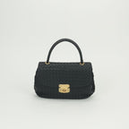 Bottega Veneta Intrecciato Tote Leather Black Gold