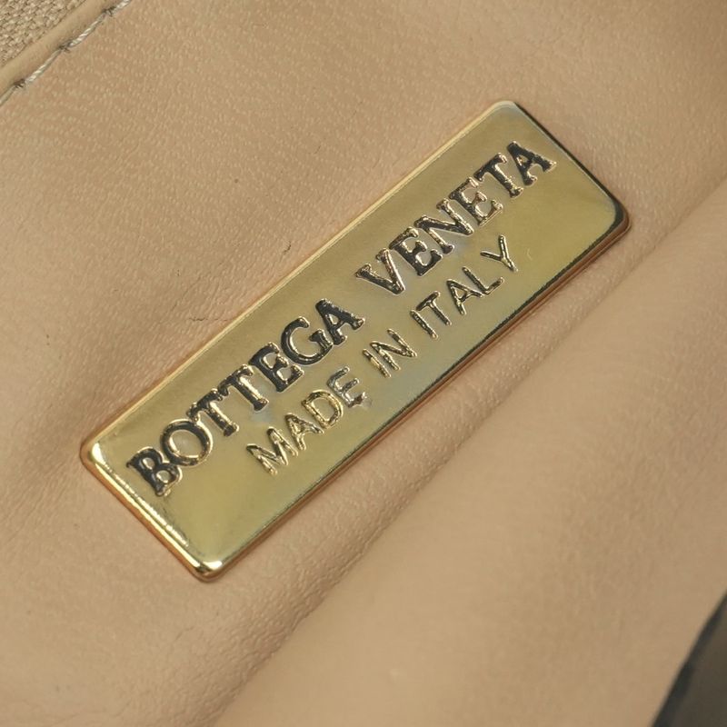 Bottega Veneta Intrecciato Tote Leather Black Gold