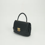 Bottega Veneta Intrecciato Tote Leather Black Gold
