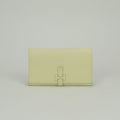 Hermes New Passant Wallet Epsom Jaune Milton Yellow