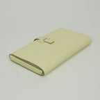 Hermes New Passant Wallet Epsom Jaune Milton Yellow