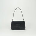 Celine Triomphe Shoulder Bag Black Gold Vintage