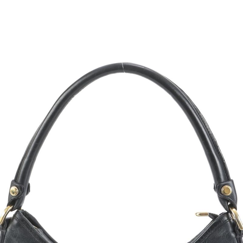 Guccissima Leather Shoulder Bag Hand Black