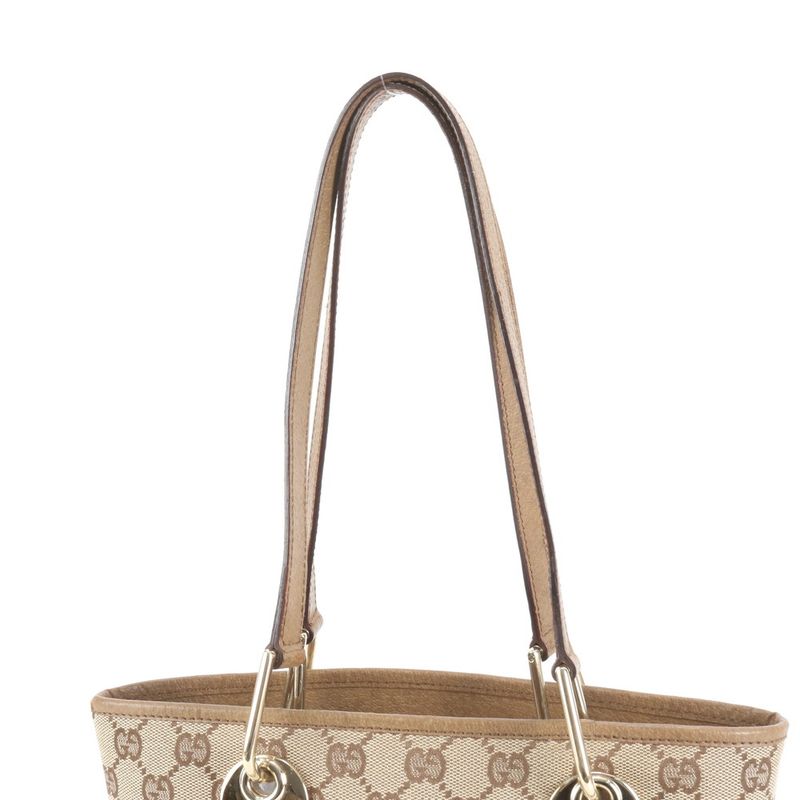 Gucci GG Canvas Eclipse Leather Tote