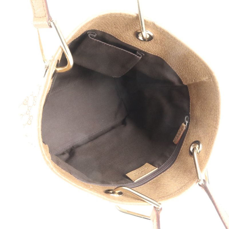 Gucci GG Canvas Eclipse Leather Tote