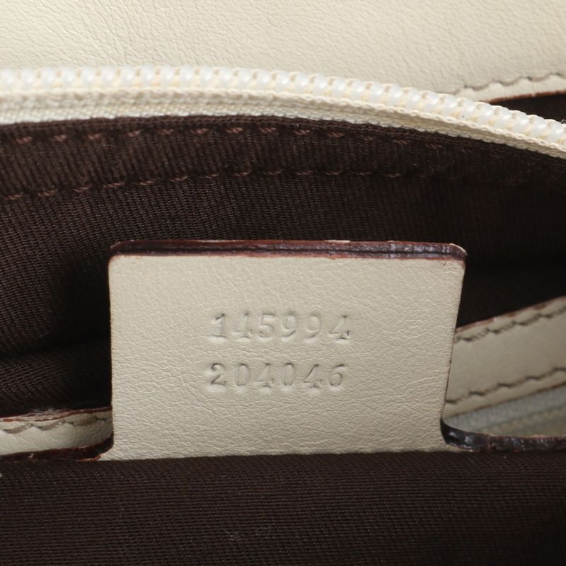 Gucci GG Canvas Horsebit Leather Tote Shoulder Hand Eem