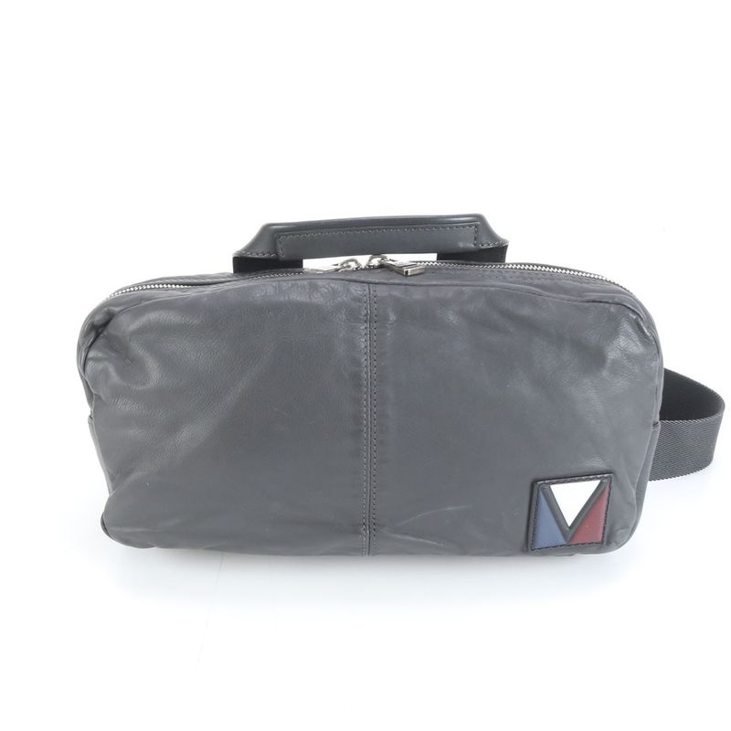 Louis Vuitton Fast Gaston Leather Gray Asphalt