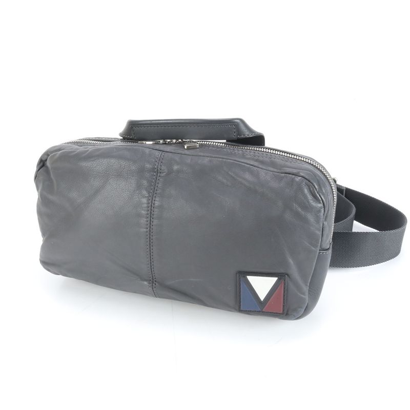 Louis Vuitton Fast Gaston Leather Gray Asphalt