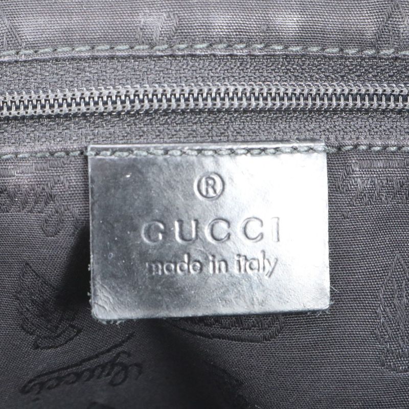 Gucci GG Canvas Leather Tote