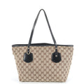Gucci GG Canvas Leather Tote