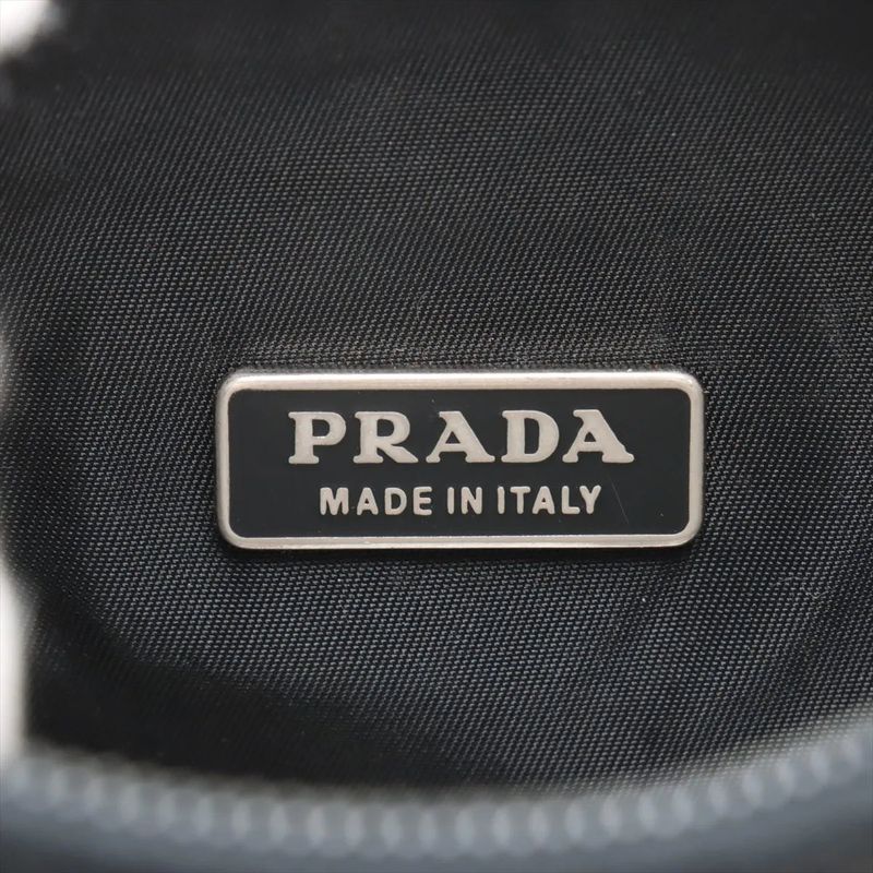 Prada Tessuto Nylon Triangle Logo Handbag Black