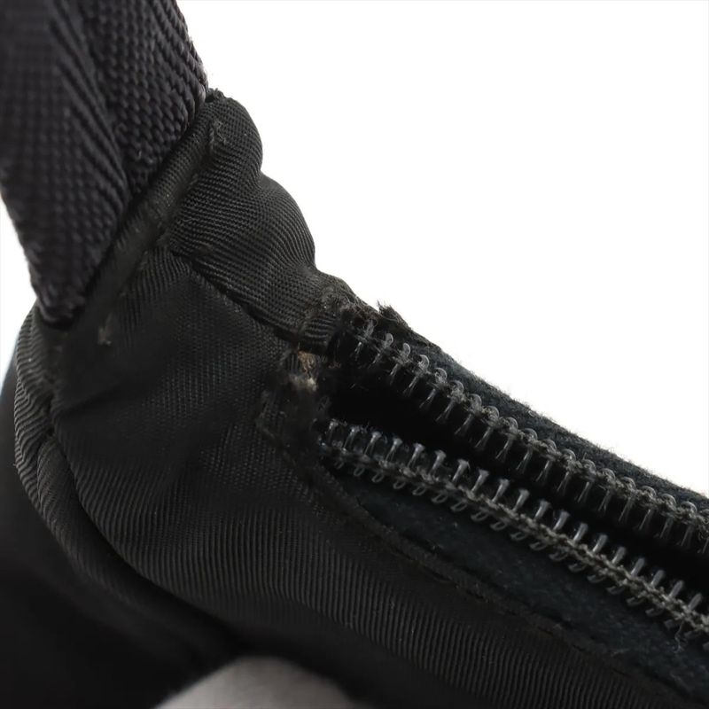 Prada Tessuto Nylon Triangle Logo Handbag Black
