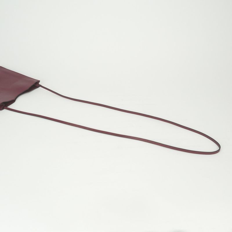 Hermes Shoulder Bag Rouge Grenat Wine Red Vo Galiba