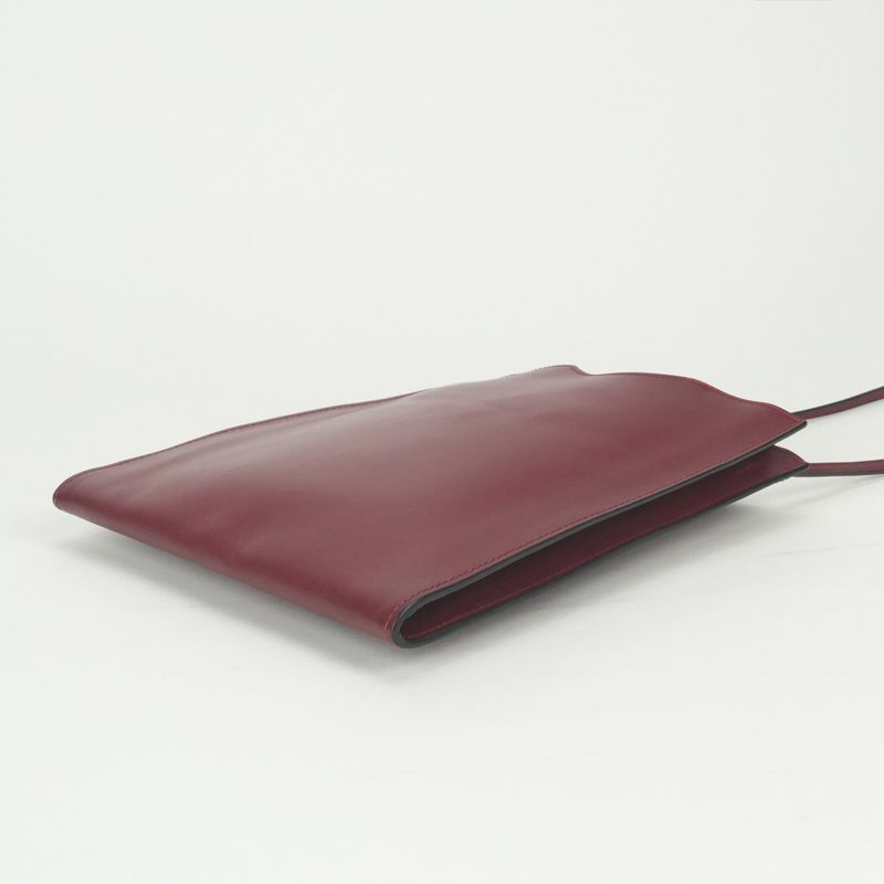 Hermes Shoulder Bag Rouge Grenat Wine Red Vo Galiba