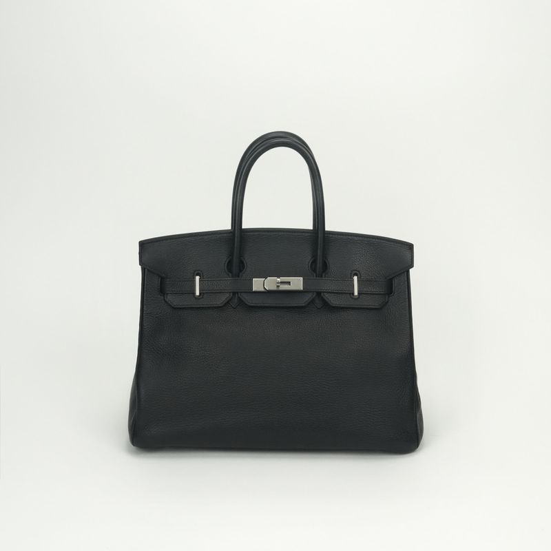 Hermes Birkin 35 Tote Togo Noir Black Matte