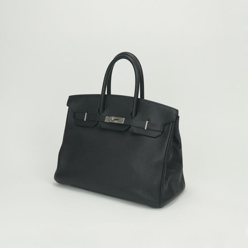 Hermes Birkin 35 Tote Togo Noir Black Matte