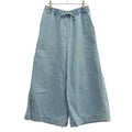 Loewe Logo Embossed Swimsuit Wide Denim Pants Ice Blue