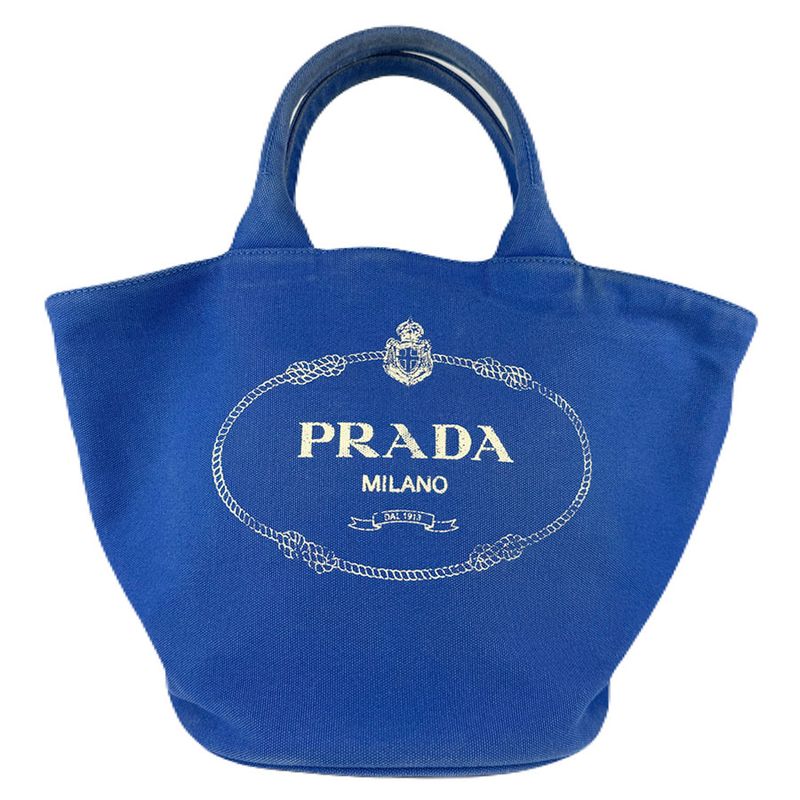 Prada Shoulder Bag Canapa Fabric