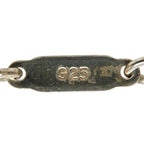 Tiffany & Co Atlas Plate Chain Pendant Necklace Silver